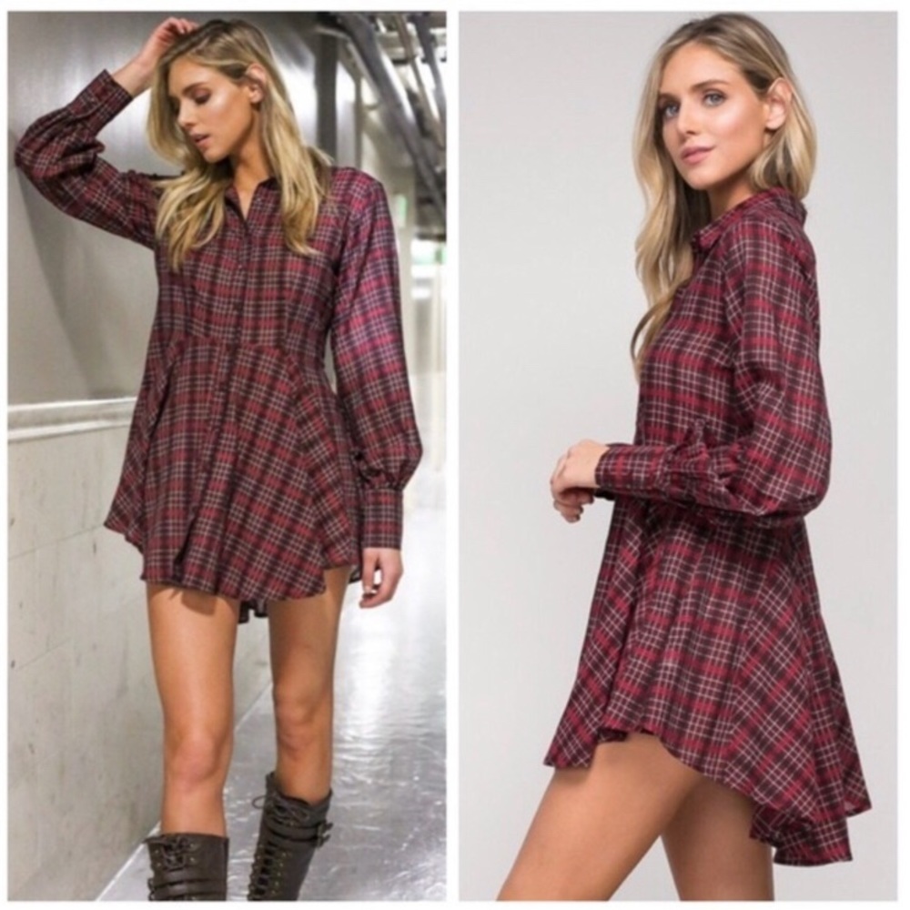 🎉ONE (SMALL) LEFT 🎉 Mustard Seed Plaid Tunic